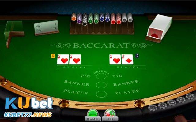 Các lưu ý và thủ thuật chơi Baccarat Ku Casino
