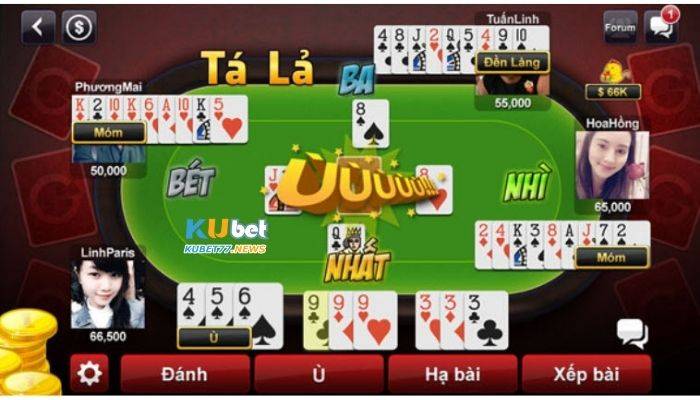 Game đánh bài Kubet là một trò chơi casino trực tuyến